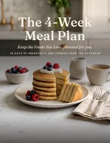 The 4-Week Meal Plan, cover.